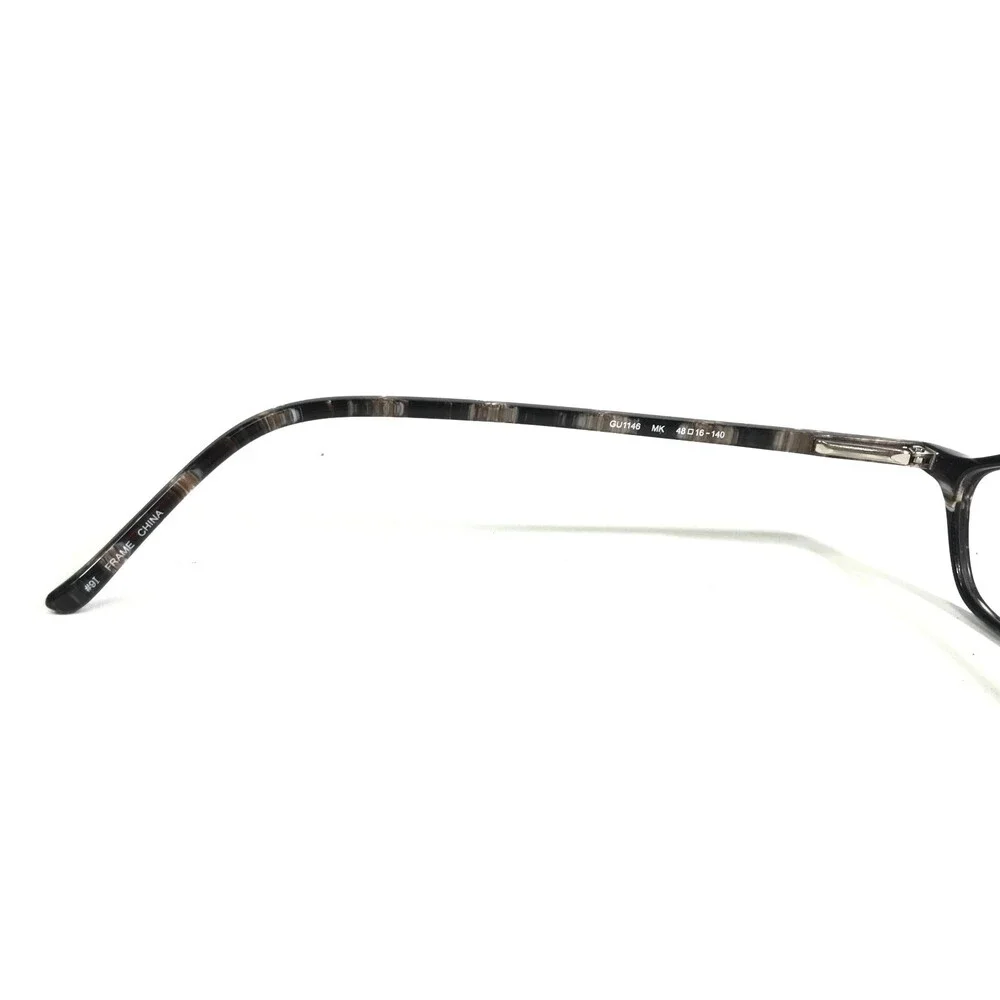 Guess Eyeglasses Frames GU1146 MK Brown Rectangular Full Rim 48-16-140